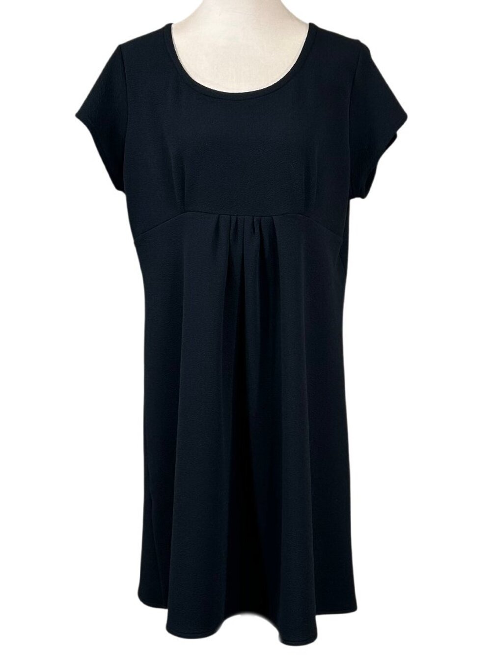 Jessica Basulto Babydoll Split Sleeve Little Black Dress Size XL